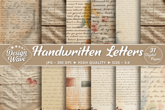Download Handwritten Letters Junk Journal Papers - Handwritten letters Collection
