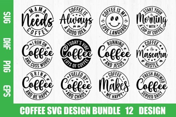 Download Coffee SVG Design Bundle - Premium Resources